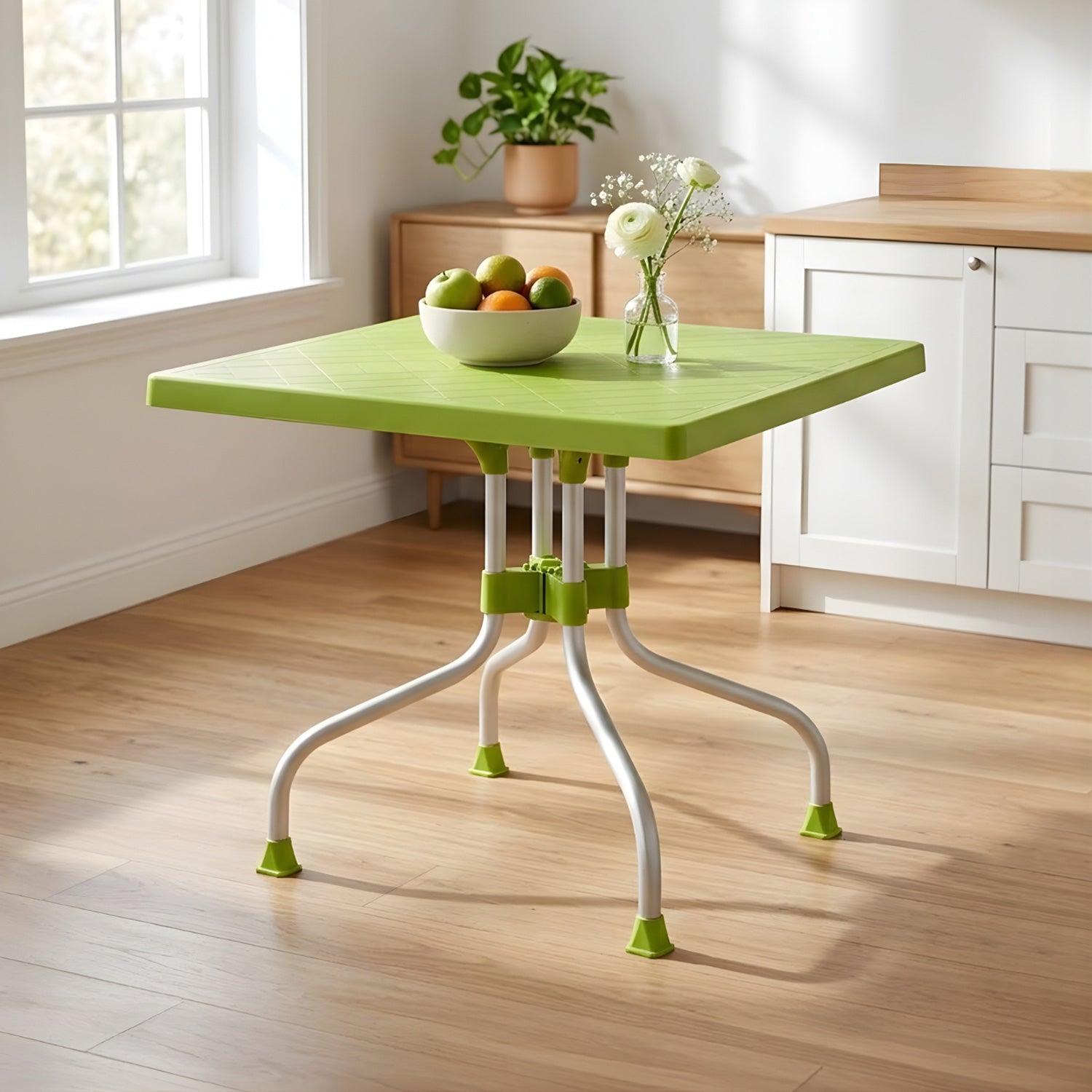 NILKAMAL ORCHID 4 SEATER PLASTIC DINING TABLE — Nilkamal | VK Furniture Mangalore