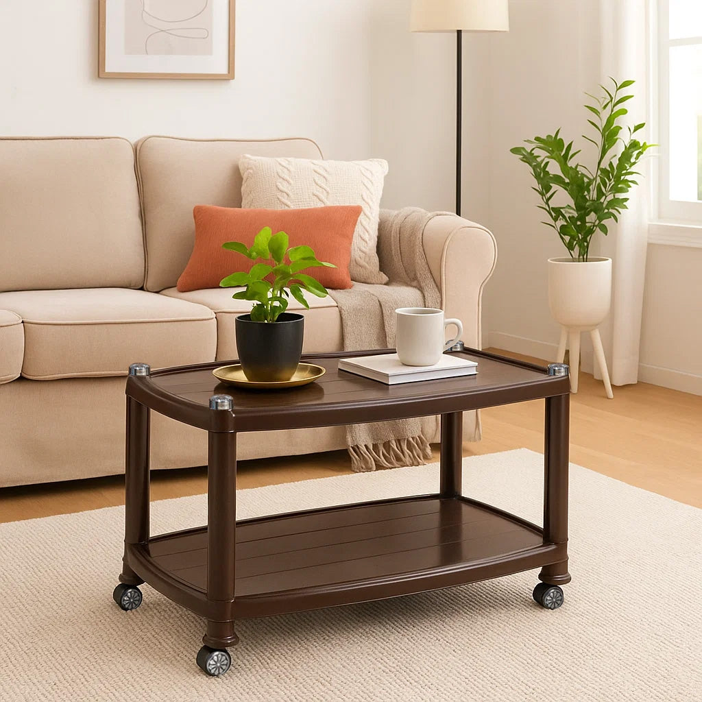Nilkamal Centro Table 05 (Weather Brown) — Nilkamal | VK Furniture Mangalore