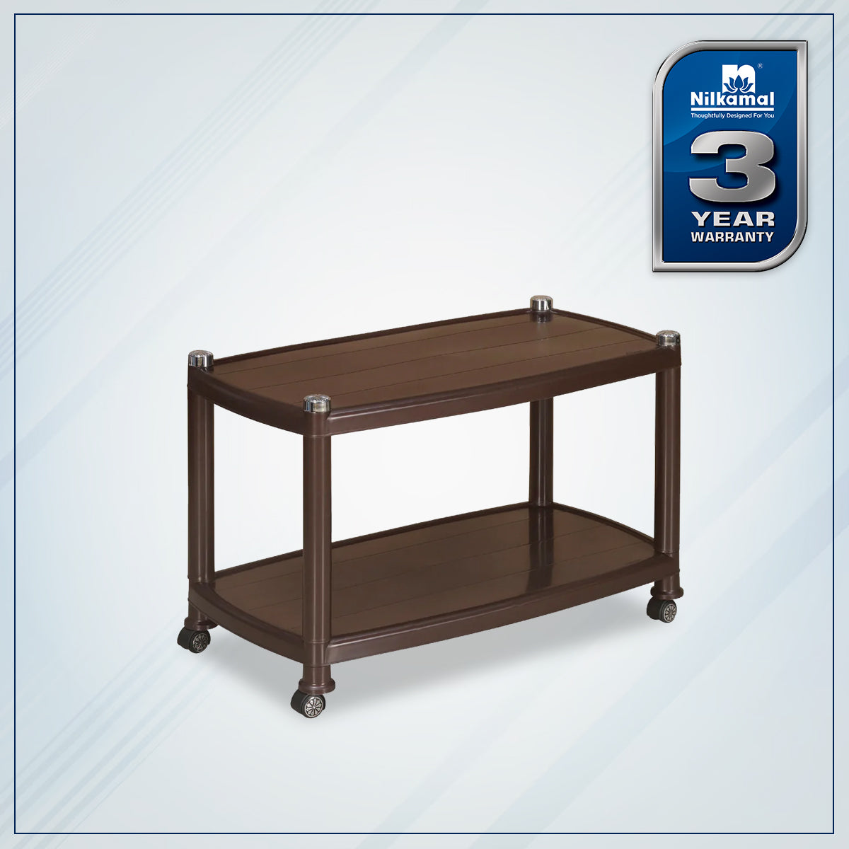 Nilkamal Centro Table 05 (Weather Brown)