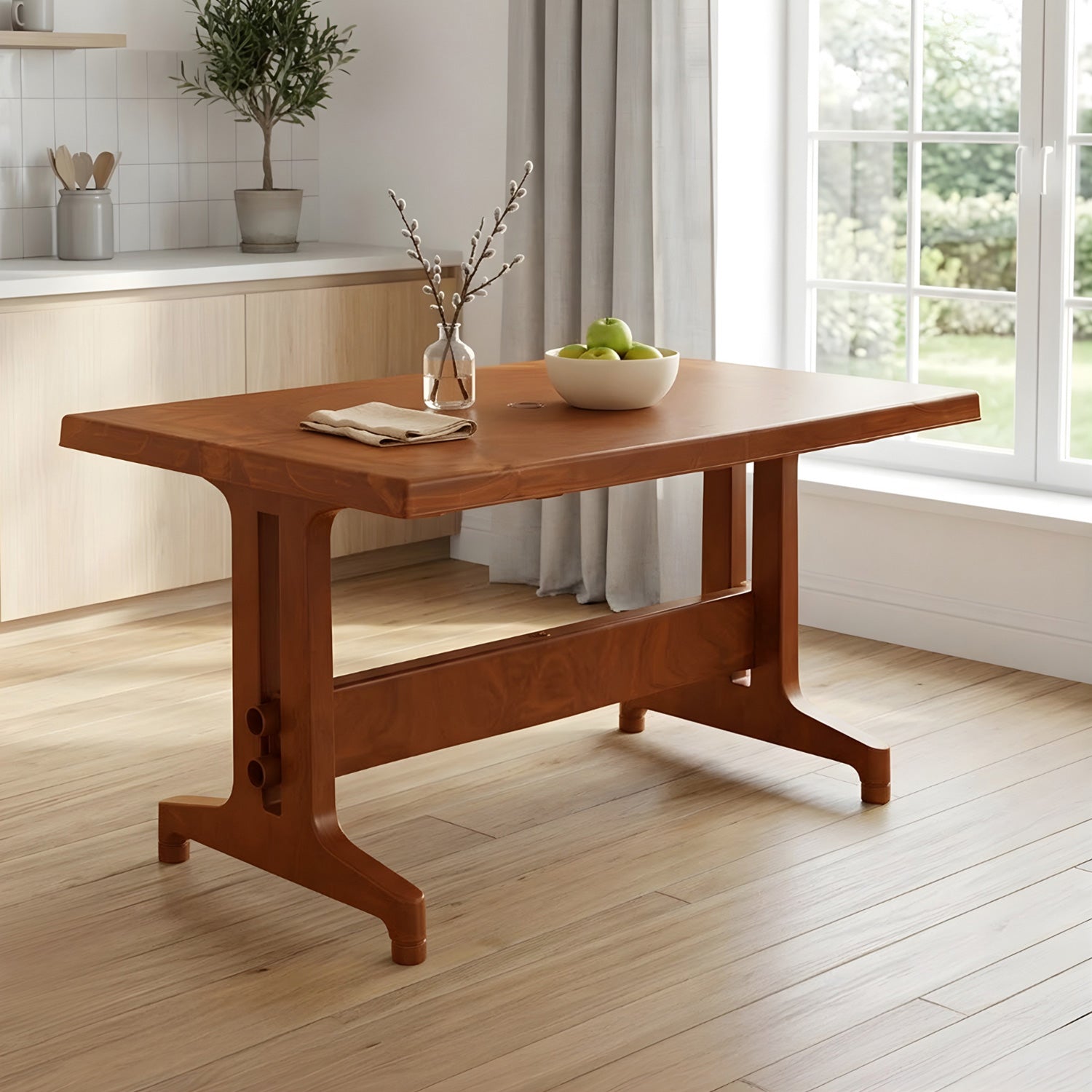 NILKAMAL ULTIMA DINING TABLE (MANGO WOOD) — Nilkamal | VK Furniture Mangalore