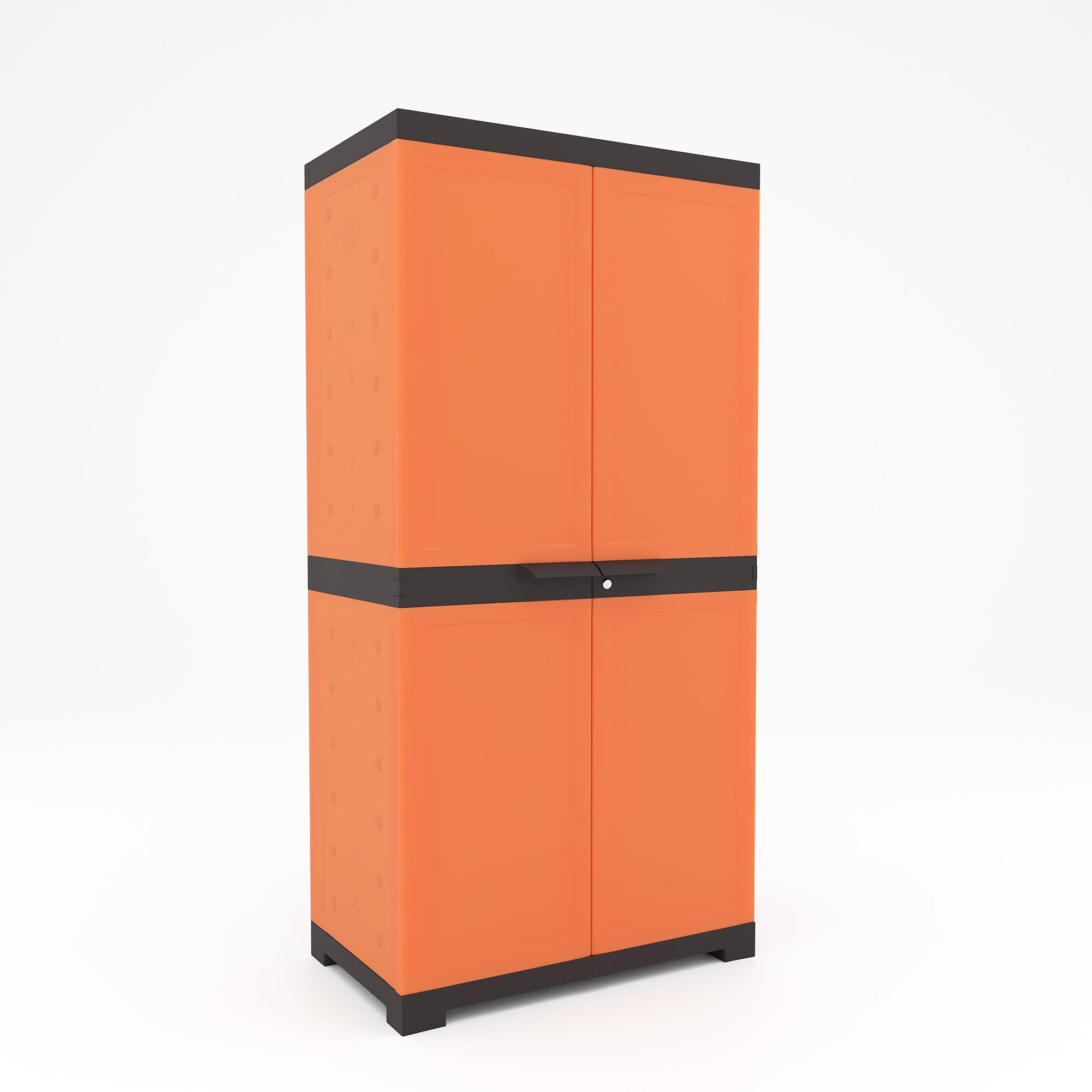 Nilkamal Freedom Mini Shoe Cabinet 18 (Rust and Weathered Brown)