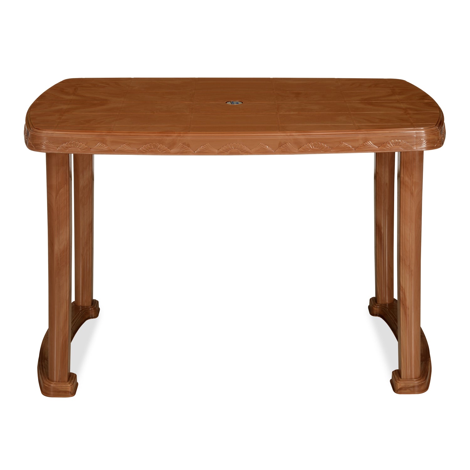 Nilkamal Shahenshah Plastic Rectangular 4 Seater Dining Table Set