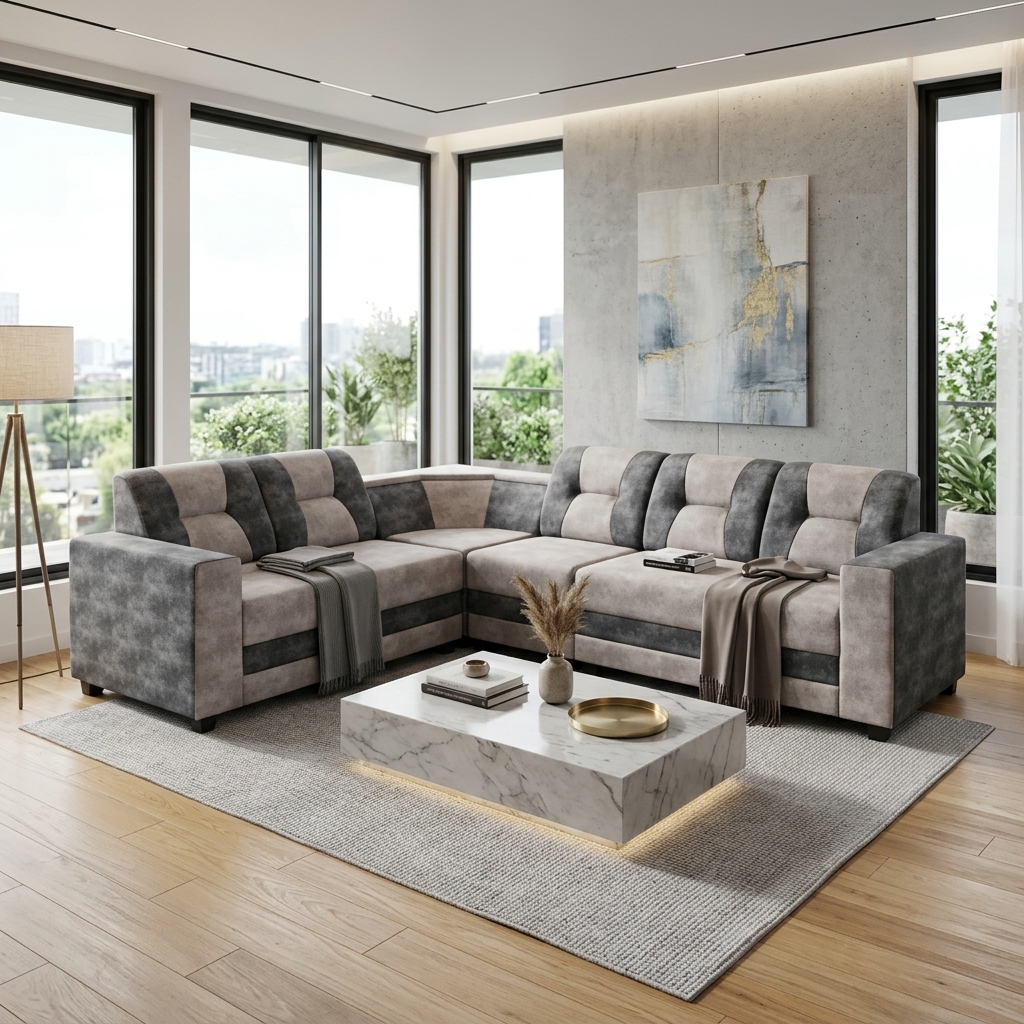 VK Lissable Corner Sofa Set