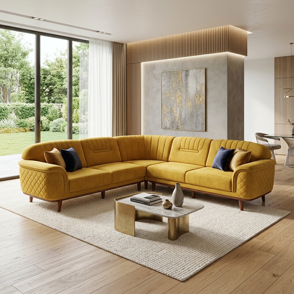 VK  Skyler Corner Sofa Set