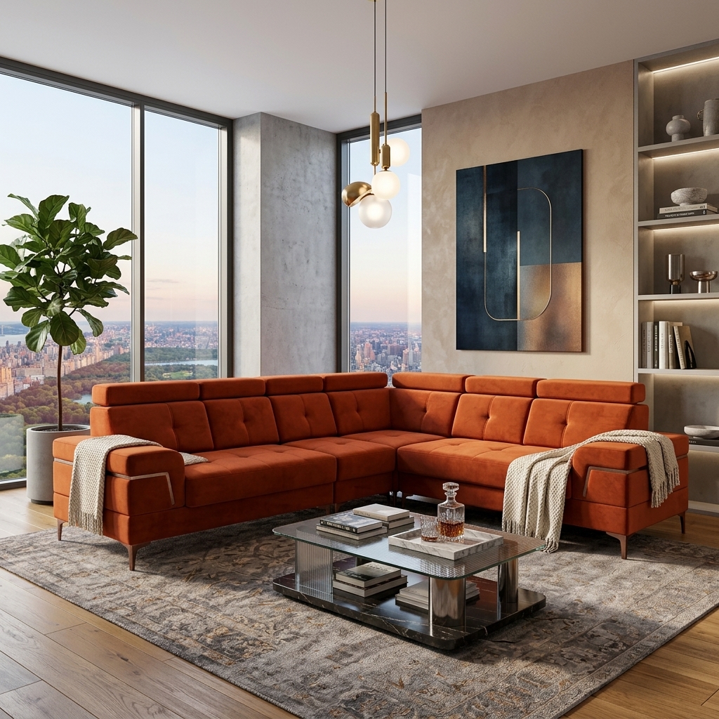 VK Holland Corner Sofa Set