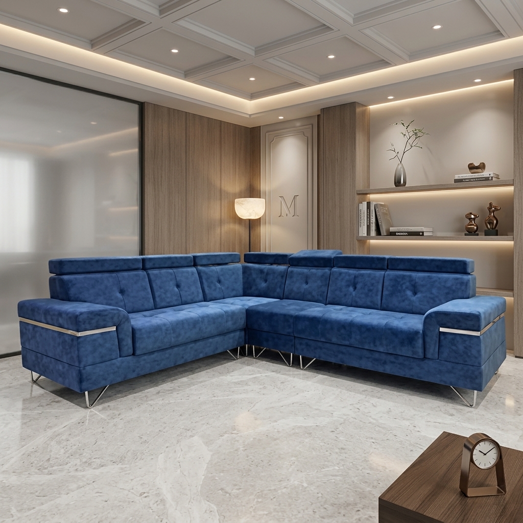 VK HOLLAND CORNER SOFA SET — VK Furniture & Electronics | VK Furniture Mangalore