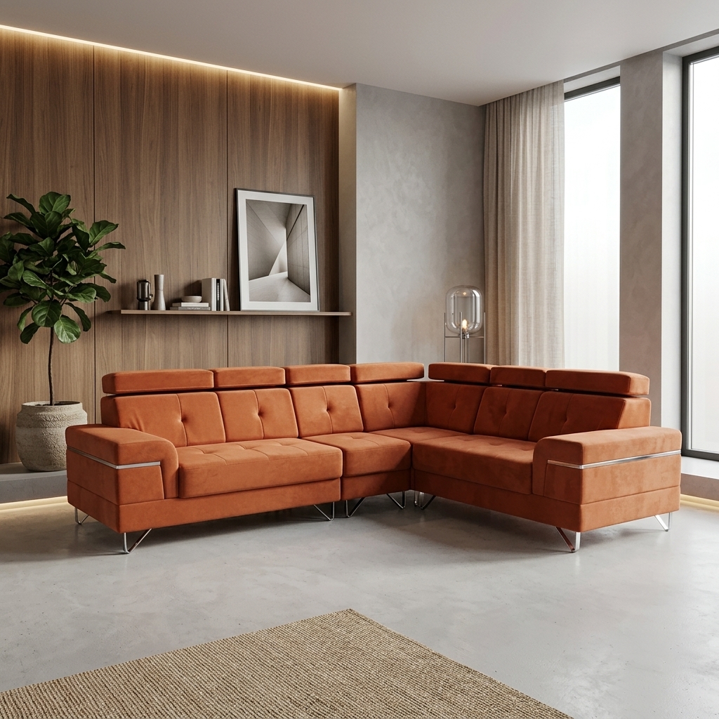 VK Holland Corner Sofa Set — VK Furniture & Electronics | VK Furniture Mangalore