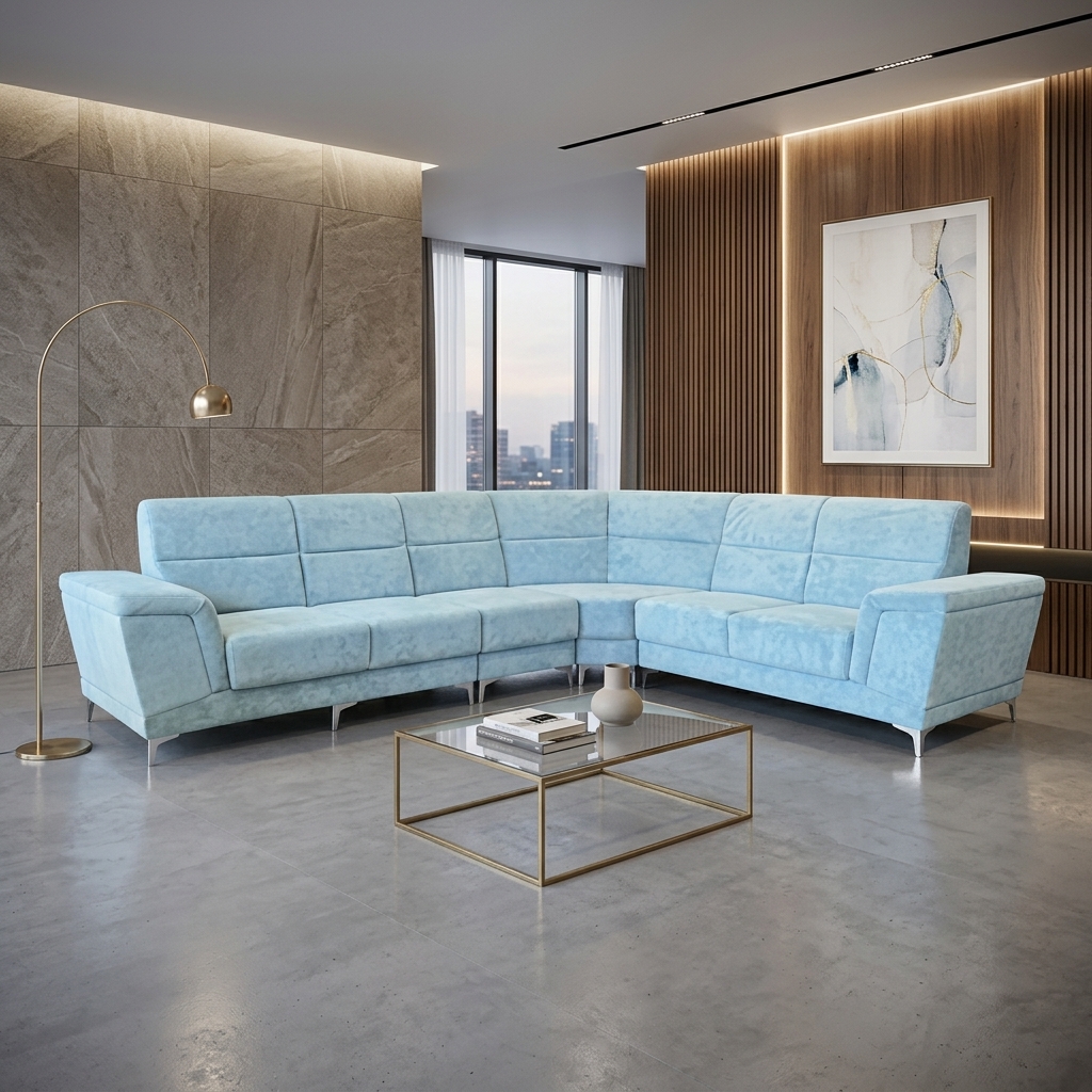 VK Divine Corner Sofa Set