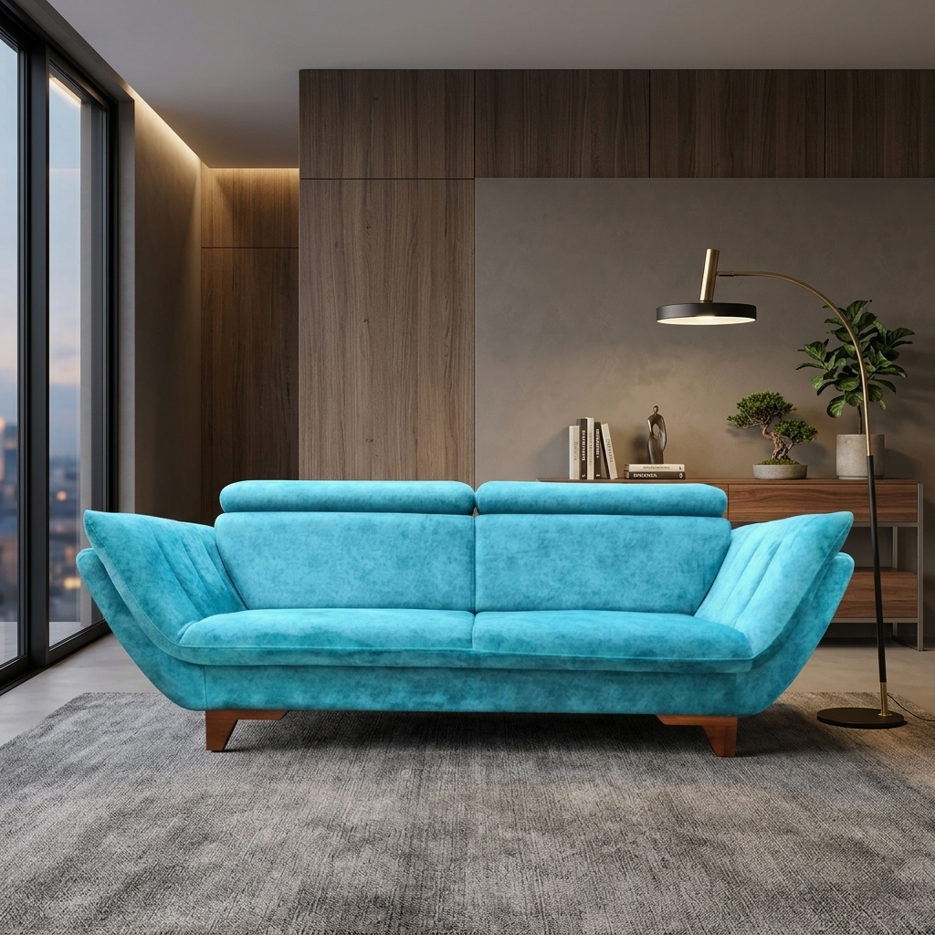 VK Vowel 3 Seater  Sofa
