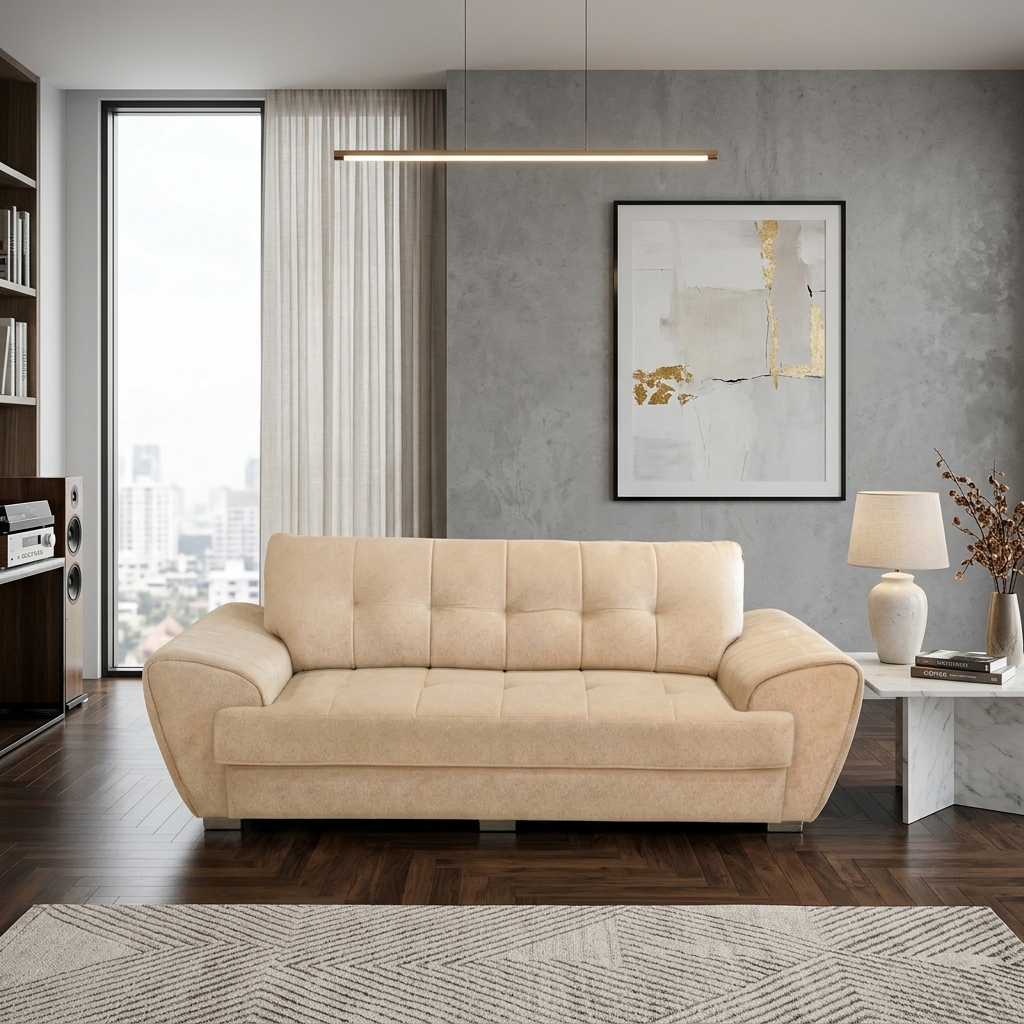 VK Mistry Model 3 Seater Sofa