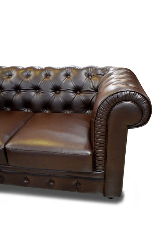 VK Rustic Button 3+2 Sofa Set
