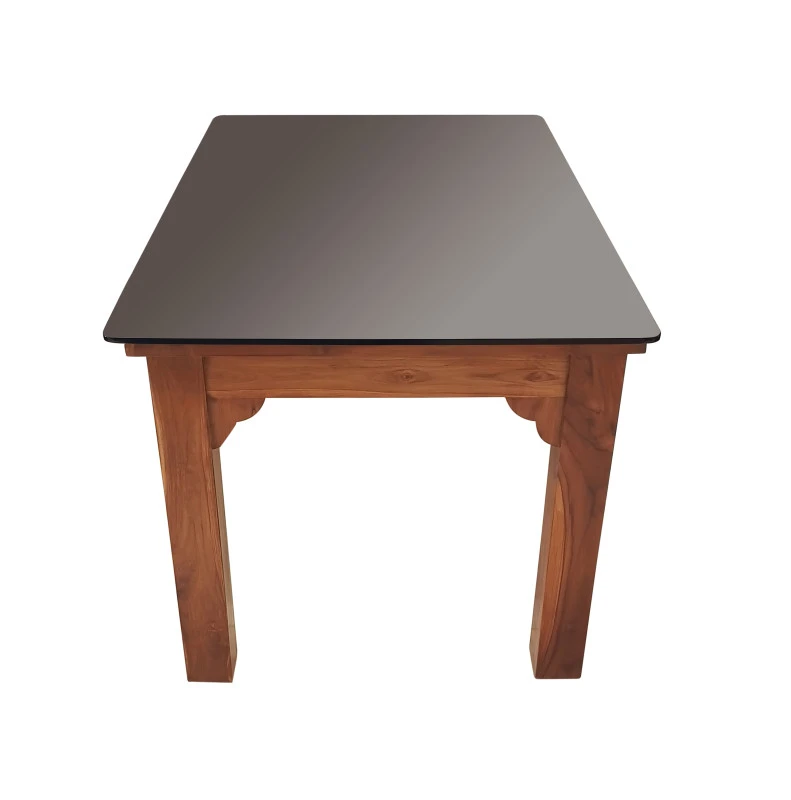 VK Belmount  Dinning Set 4 Seater with Bench(Sky Blue)