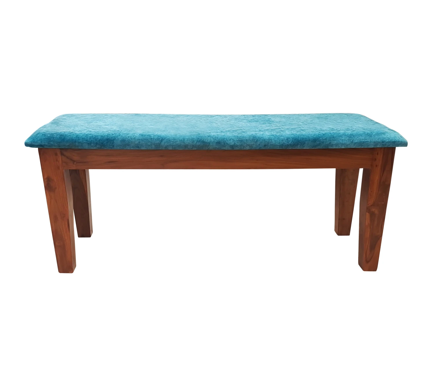 VK Belmount  Dinning Set 4 Seater with Bench(Sky Blue)