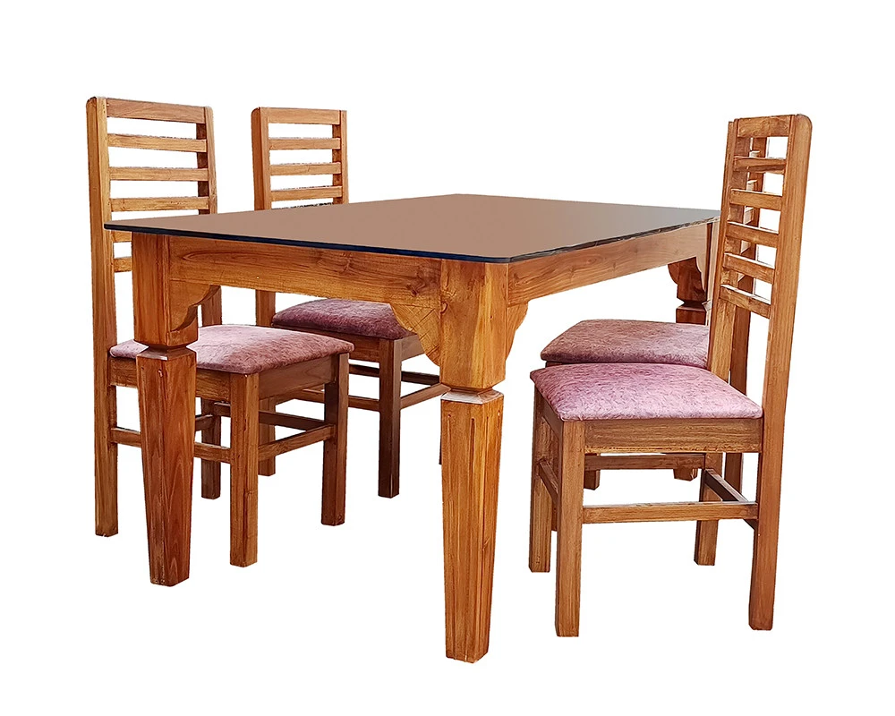 VK Zen Model 4 Seater Dining Set