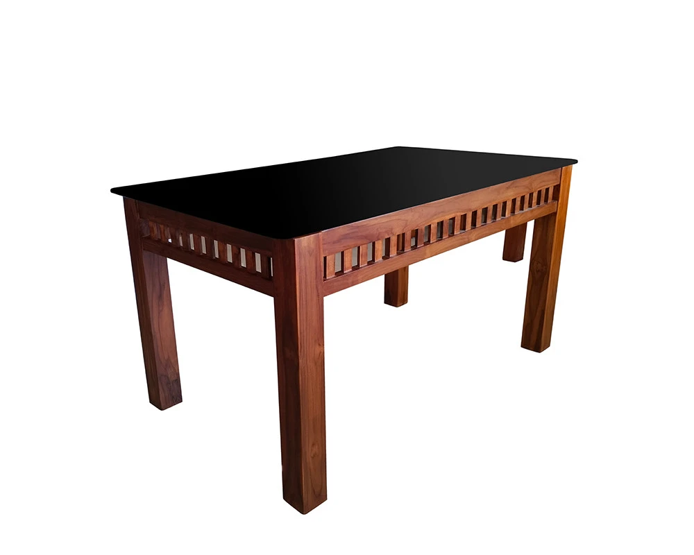 VK Mark Model 4 Seater With Bench Dining Set
