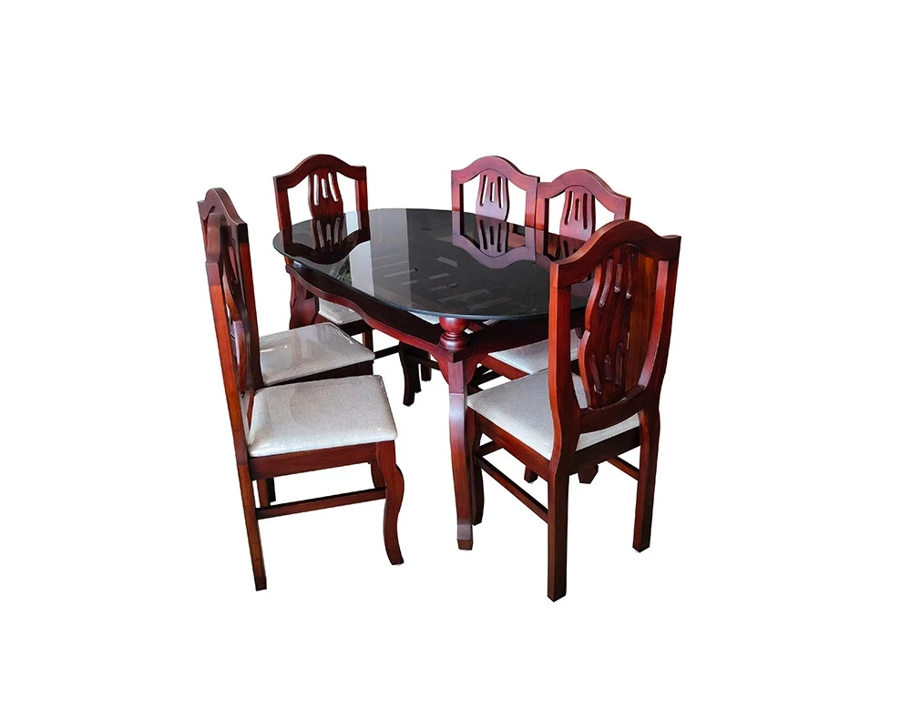 Marine Model wood 6 seater Dining set