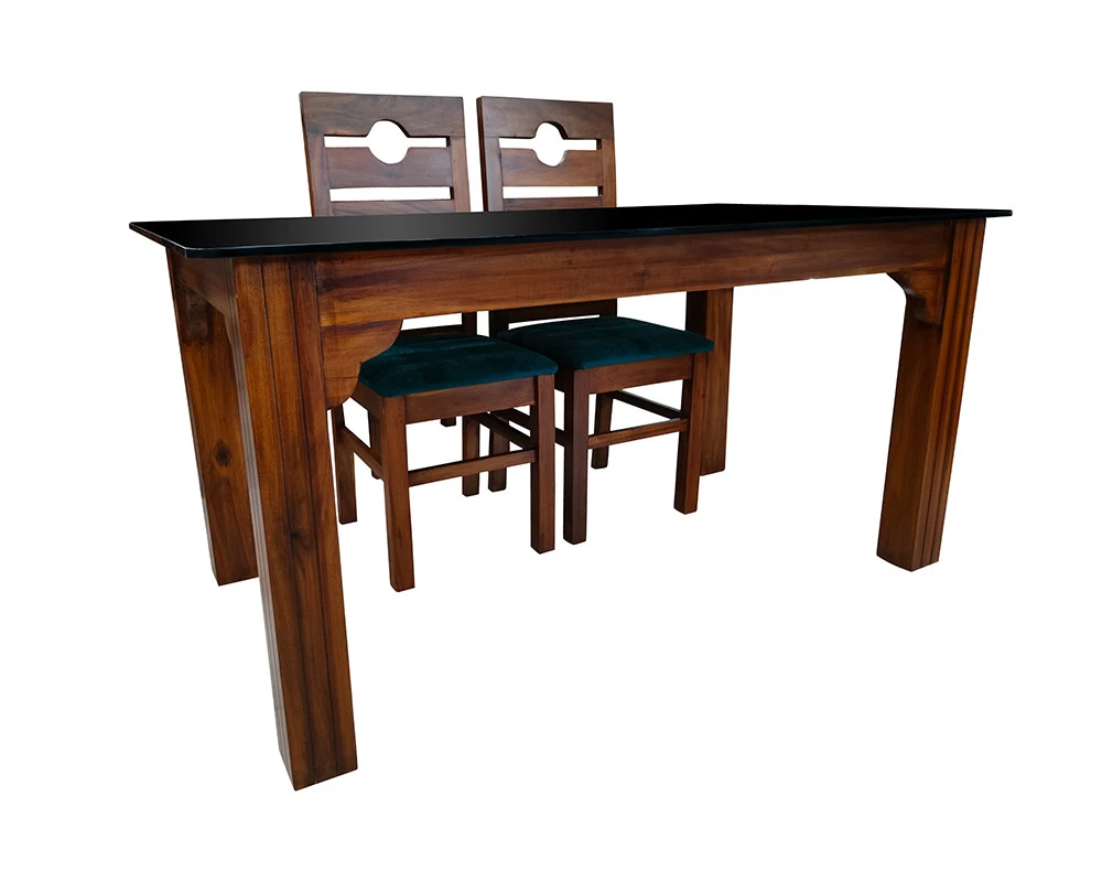 VK Eye Model Wood 6 Seater Dining set