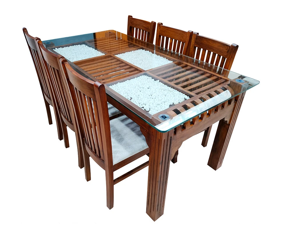 Deluxe Model 6 Seater Dining Set