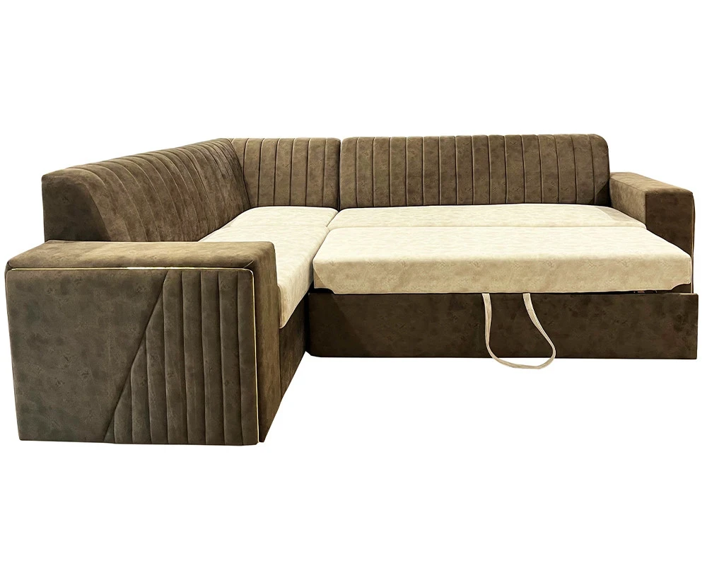 VK Iconic Corner + Cum Bed Sofa Set