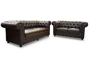 VK RUSTIC BUTTON 3+2 SOFA SET — VK Furniture & Electronics | VK Furniture Mangalore