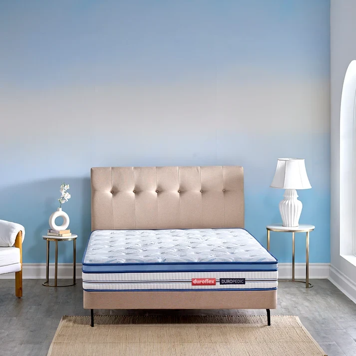 Duroflex Strength Plus Memory Foam Coir Orthopedic Mattress With Euro Top in 75 X 72