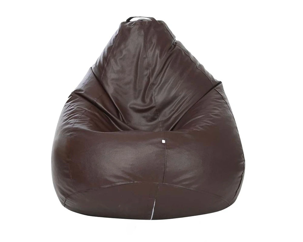 VK Premium Fabric Classic Brown Bean Bag XXXL Filled With Beans