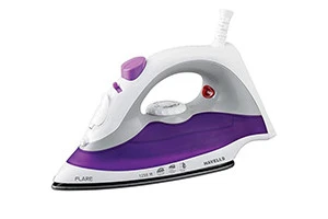 HAVELLS STEAM IRON FLARE PURPLE 1250 W — VK Furniture & Electronics | VK Furniture Mangalore