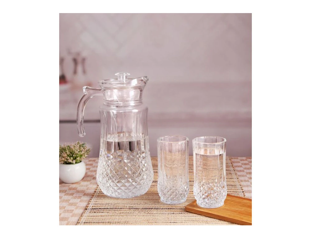 ROXX Longchamp Beverage Jug Glass Set  (Glass)