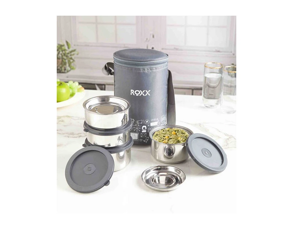 Roxx Happy Meal 3(insulate)Double Wall Tiffin