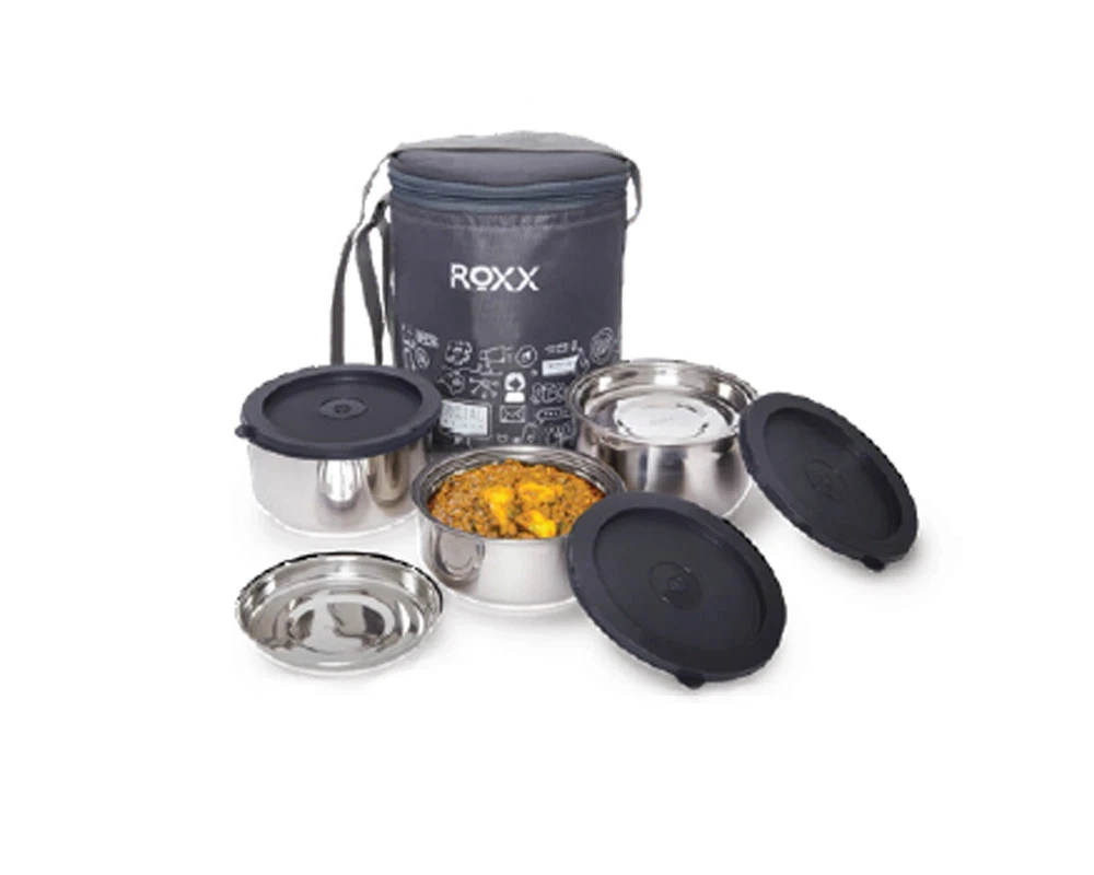 Roxx Happy Meal 3(insulate)Double Wall Tiffin