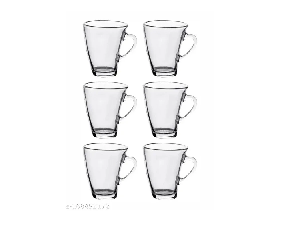 Roxx Glass Delta Coffee Mug (Set of 6pcs)