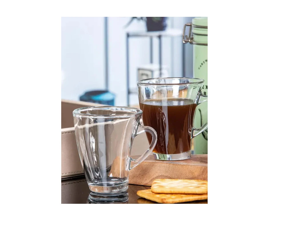 Roxx Glass Delta Coffee Mug (Set of 6pcs)
