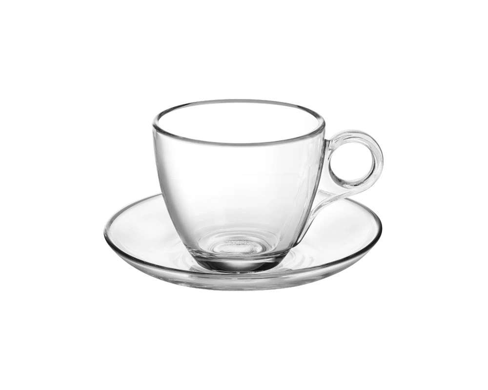 Treo Vella Glass tea Cup & Saucer