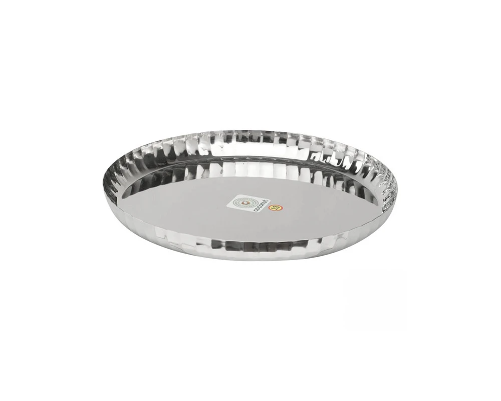 Stainless Steel Citrus Dinner Plate