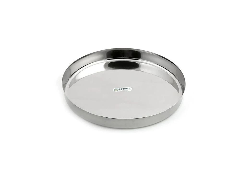 Stainless Steel Plain kumcha Dinner Plate