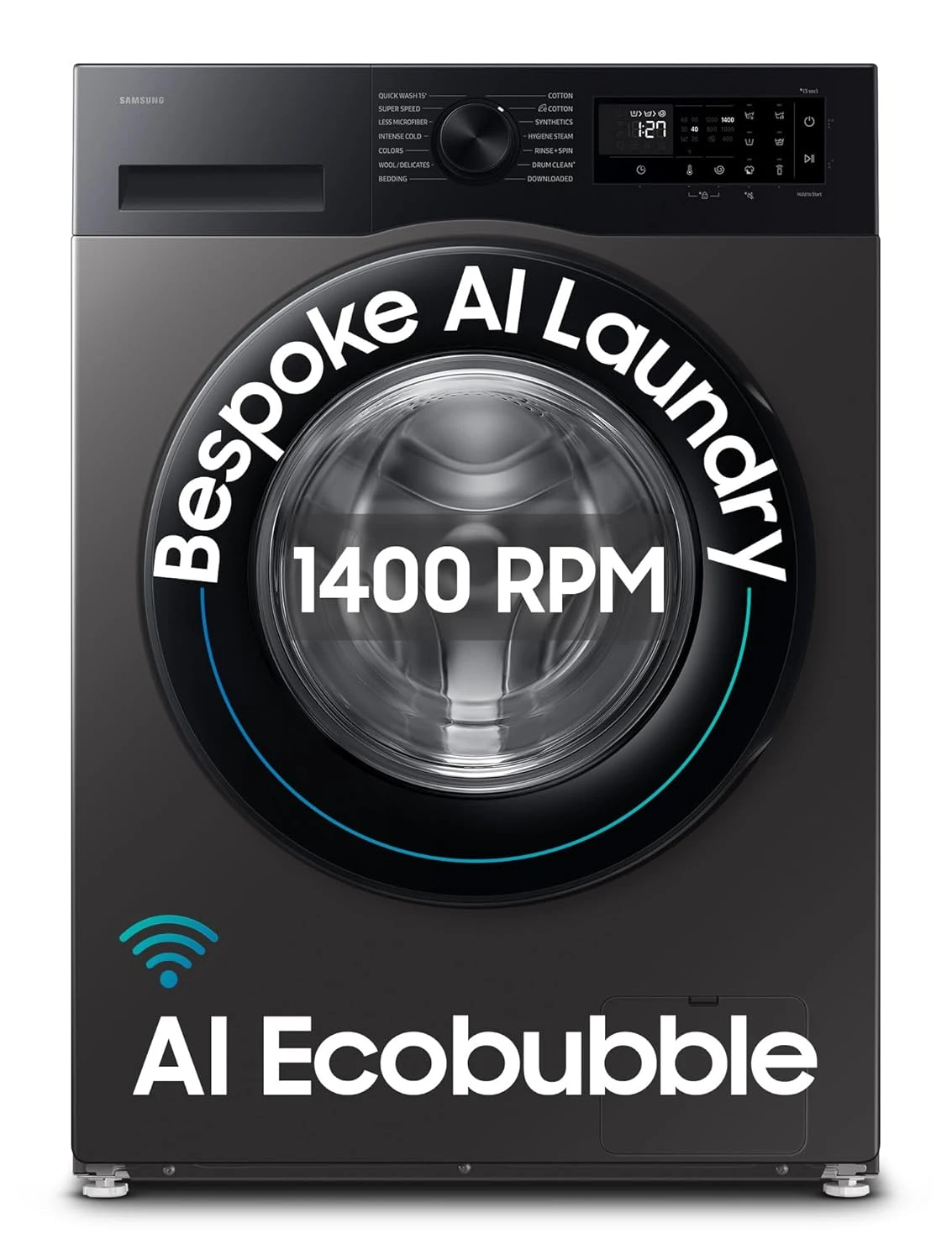 Samsung 9 kg 5 star AI EcoBubble Super Speed Wi-Fi