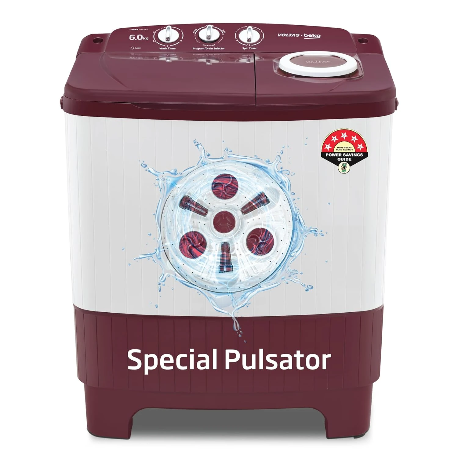 Voltas beko A Tata Product 6 kg 5 Star Semi-Automatic