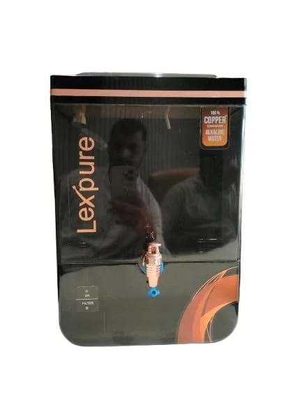 Lexpure Water Purifier with 100% Copper, Alkaline Water, Black