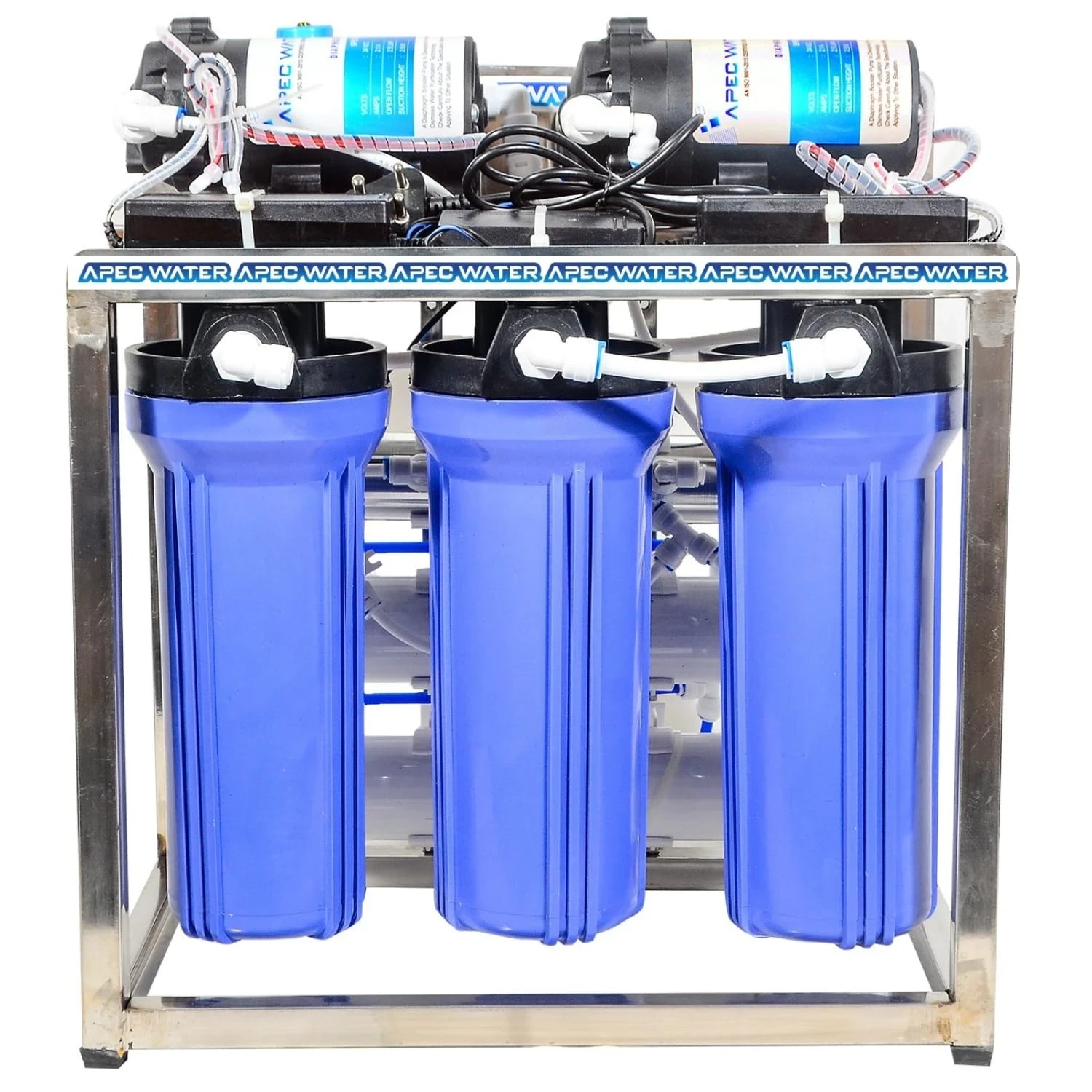 Apec Water 25 LPH Commercial RO + UV Water Purifier with Double Pump Purification
