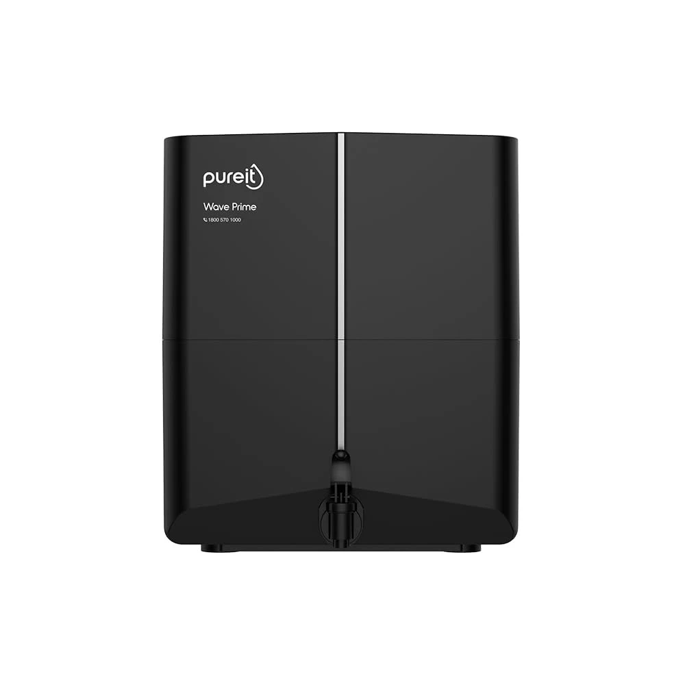 Pureit Wave Prime Water Purifier for Home (Black) with RO+MF Filtration | 7L Storage