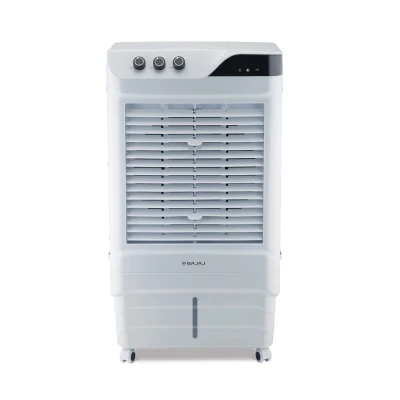 Bajaj DMH 65 Neo 65L Desert Air Cooler for Home|For Larger Room|High-Speed Fan|Anti-Bacterial Honeycomb Cooling Pad|90Ft Air Throw|3-Speed Control|3 Year Comprehensive Product Warranty|White