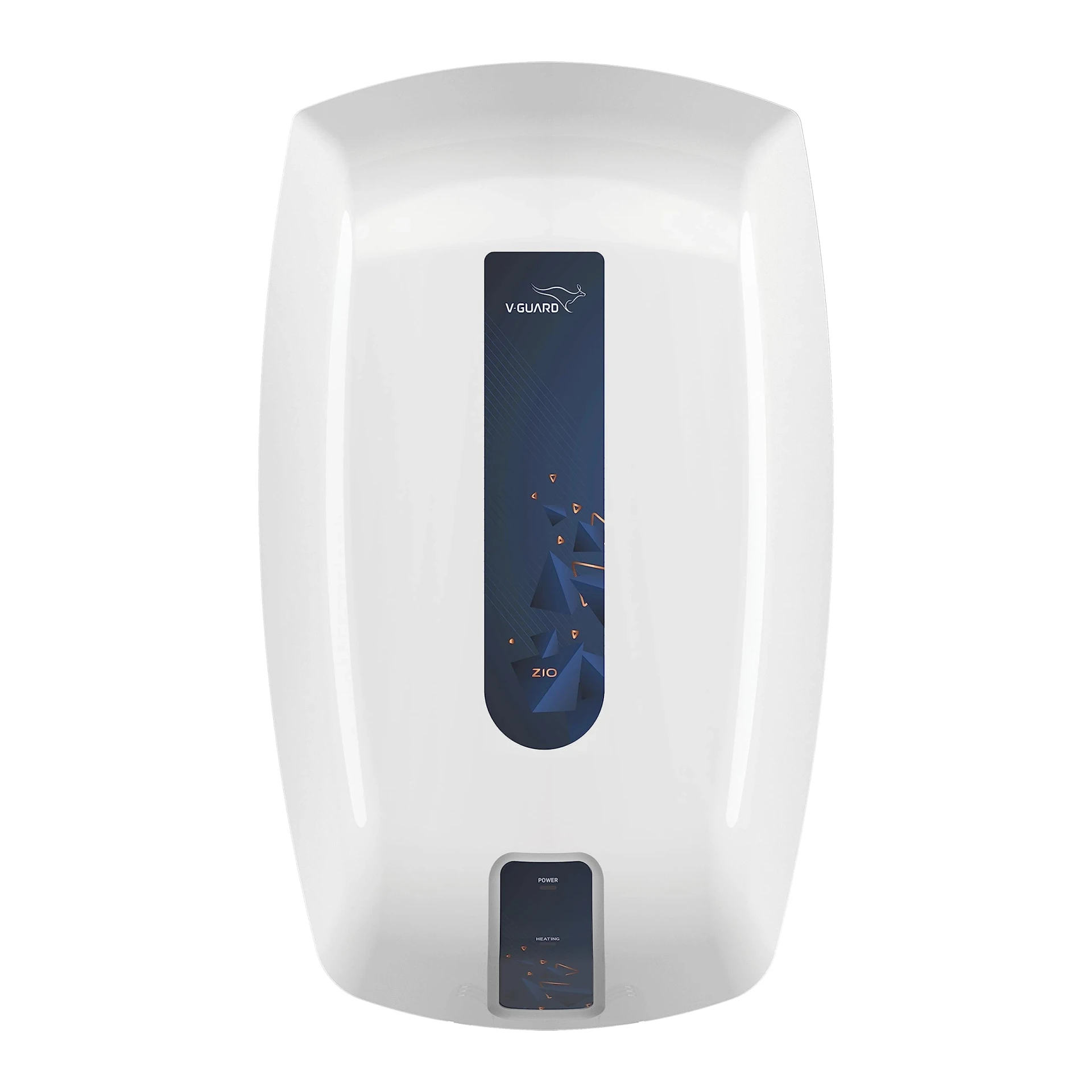V-Guard Zio Geyser 5 Litre Instant Water Heater | Advanced Multi-Layered Safety | 3000 W Powerful Heating | Suitable For Kitchen & Bathroom | 5 Year Inner Tank Warranty by V-Guard | White-Blue