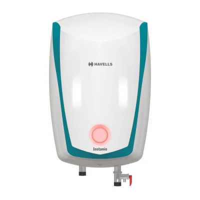 Havells Instanio 10L Storage Water Heater(Geyser)|Faster Heating|Safer to use|Saves electricity|Engineered for Hard Water|Color Changing LED Indicator|Anti Rust Tank|Mcoloy Heating Element (2000W)