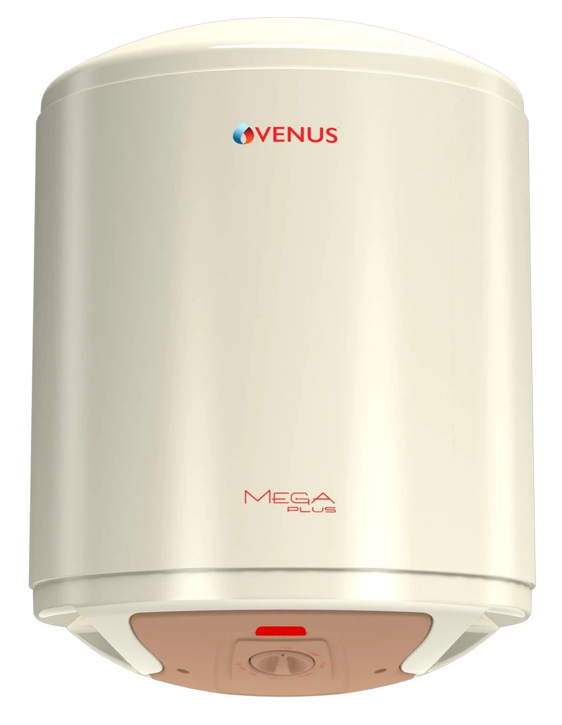 Venus MegaPlus 15Litre Storage Water Heater(Geyser)(Ivory, 4 Star,(BEE)) | Enamel Glasslined Tank | Triple Safety | Suitable for hardwater & Multistorey buildings (8 BARS) | Rust proof