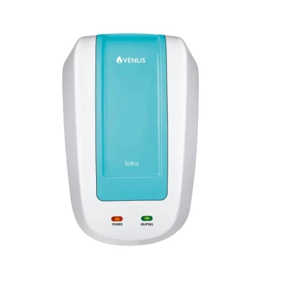 Venus Tefra 5 - Litre Instant Water Heater (white) | 100% Copper Element | 3000 Watts | Geyser for Bathroom and Kitchen | 5 Year Inner tank warranty | Fast Heating | Compact & Durable | Auto Shut-Off