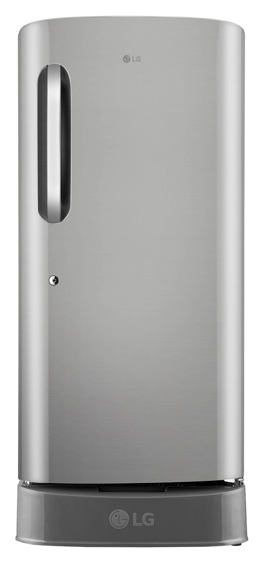 LG 210 L, 5 Star, Smart Inverter, Direct Cool Single Door Refrigerator (GLD2256ZAPZ, Shiny Steel, Fit Max Chiller Tray, Base stand with Drawer & Runs on Home Inverter)