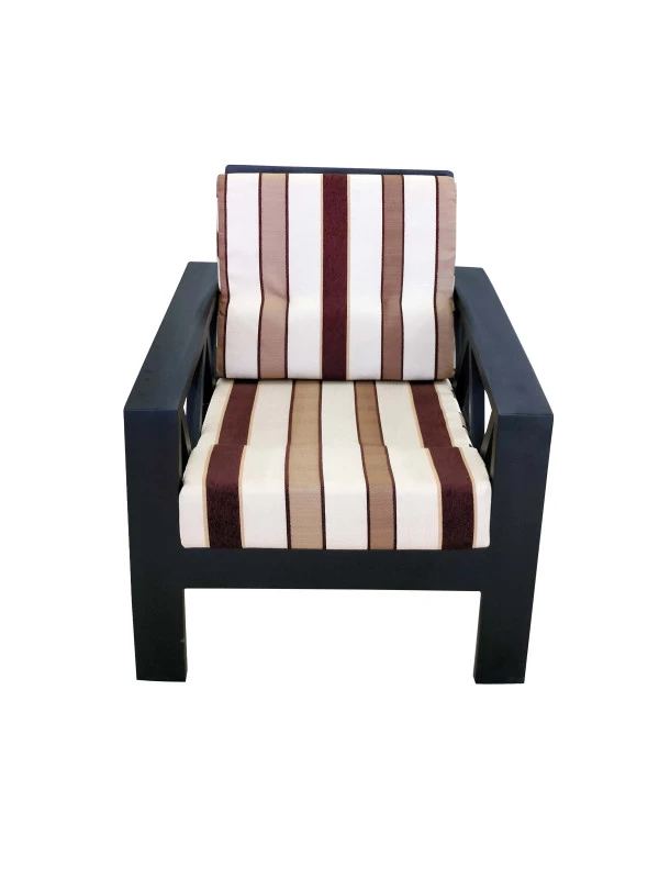 VK Winchester Black 3+1+1 Sofa Set
