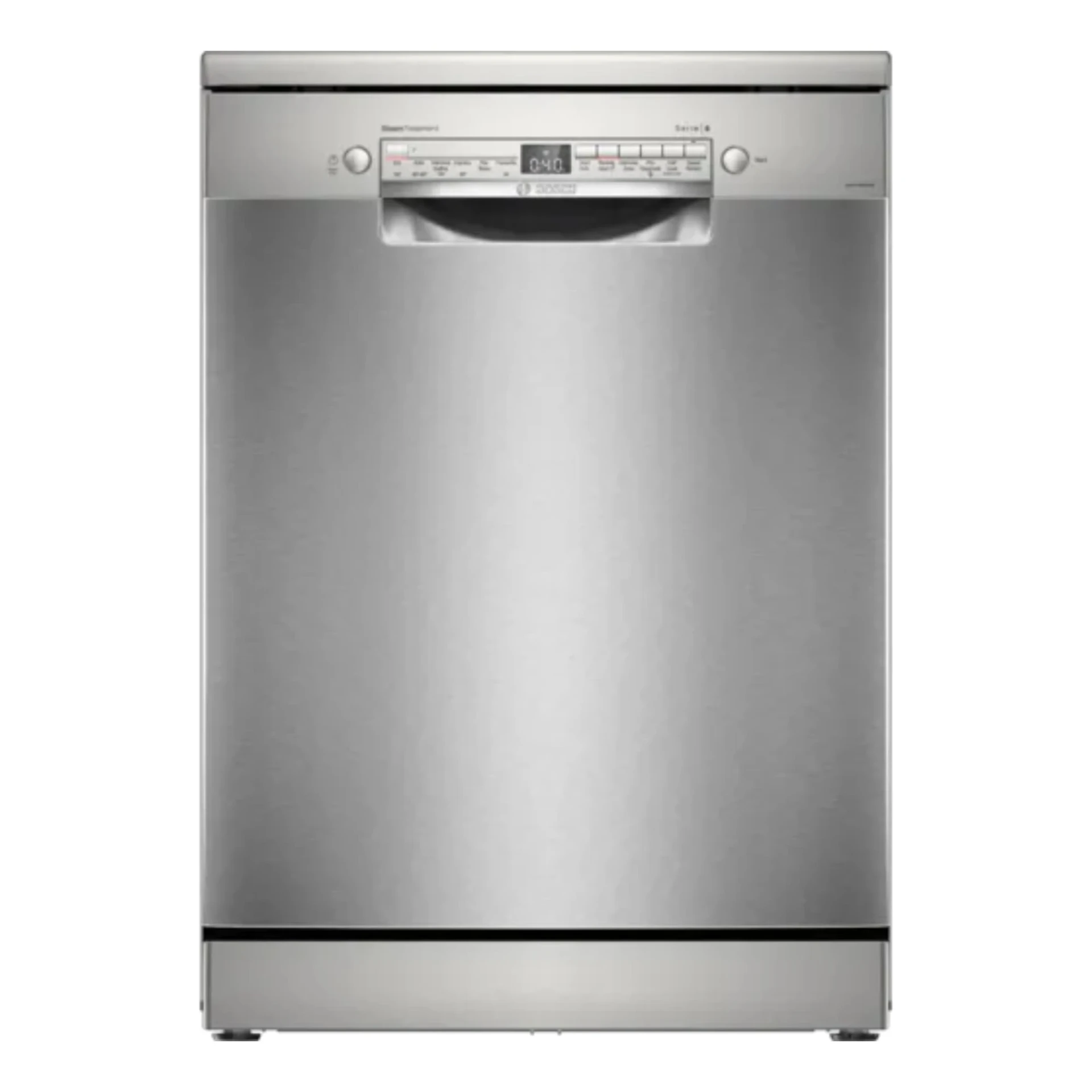 Bosch Series 6 14 Place Settings Free-standing Dishwasher (SMS6IKI01I, 60 cm, Brushed Steel, Anti-Fingerprint, Wi-Fi Enabled, EcoSilence Drive)