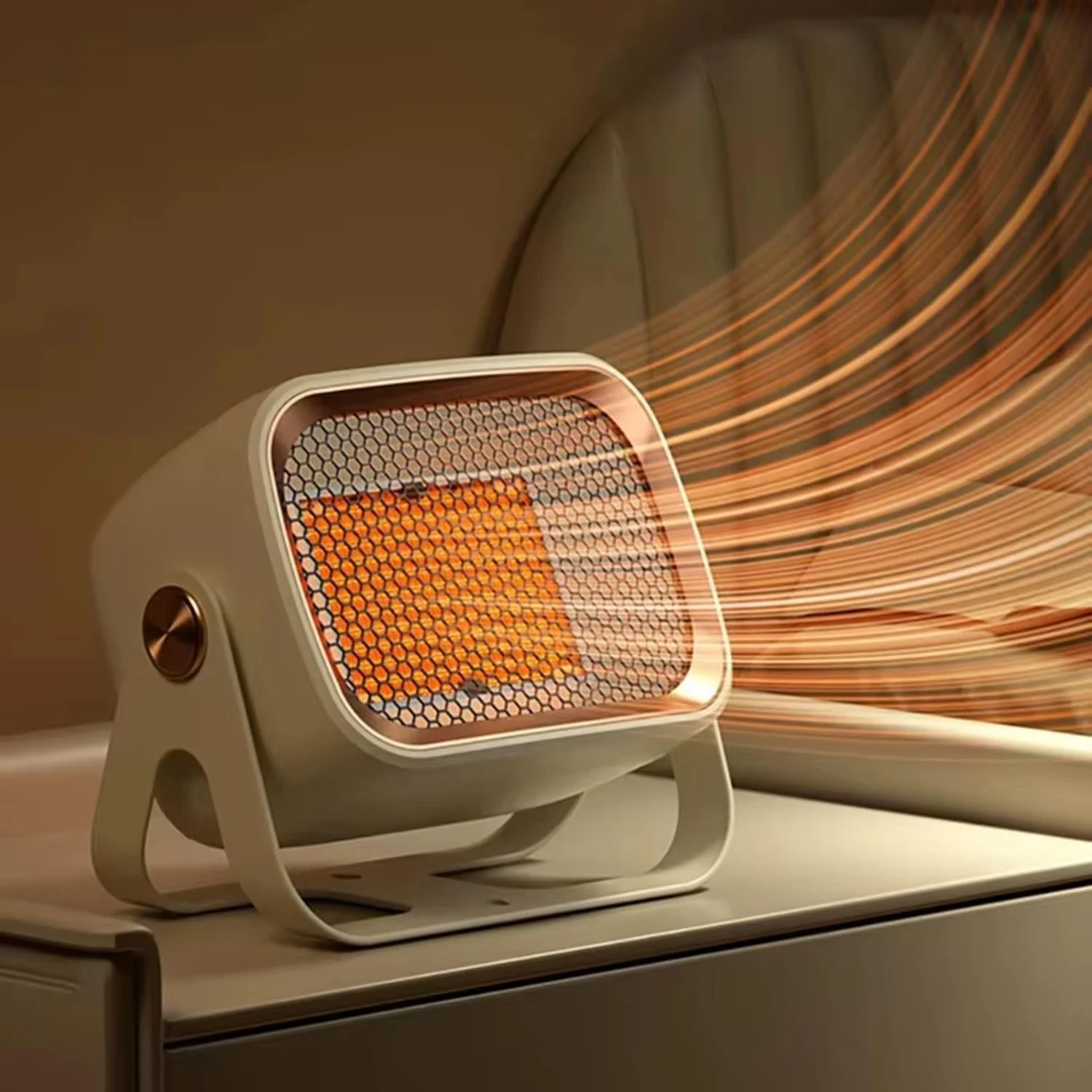 Drumstone (ð’ð©ðžðœð¢ðšð¥ ðŸðŸ“ ð˜ðžðšð«ð¬ ð–ðšð«ð«ðšð§ð­ð²) Portable 1200W Electric Heater Wall & Desk Mount Room Heater Instant Fast Heating Energy Efficie