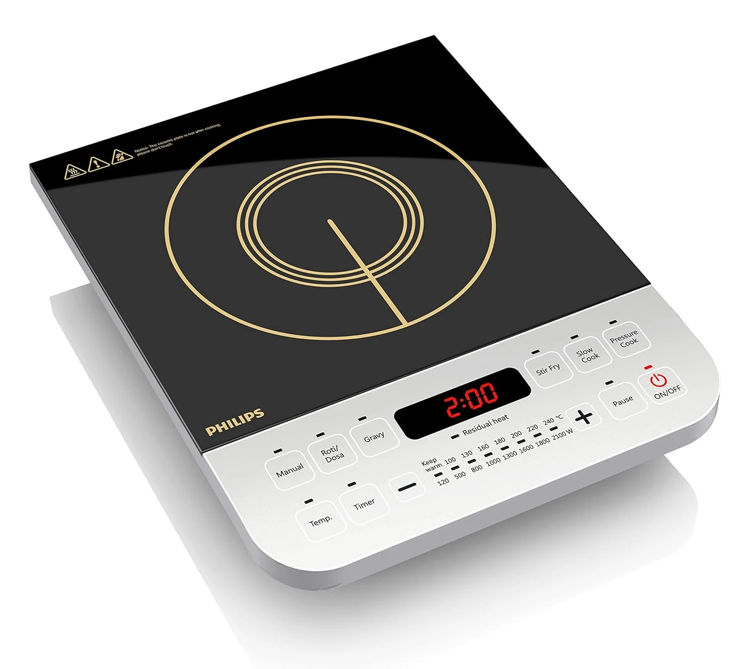 Philips Viva Collection HD4928/01 2100-Watt Induction Cooktop — VK Furniture & Electronics | VK Furniture Mangalore